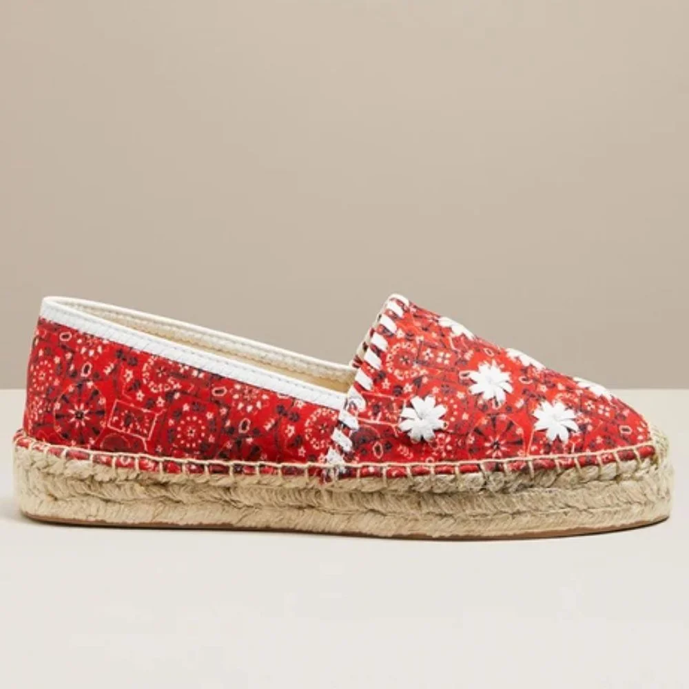 JACK ROGERS Canvas Espadrille Shoes